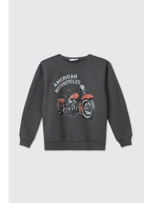 Panço Erkek Çocuk Antrasit Sweatshirt
