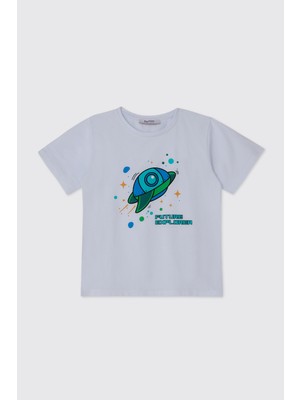 Panço Erkek Bebek Beyaz Tişört
