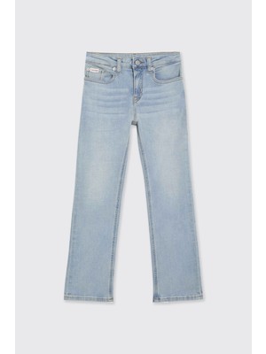 Panço Calvin Klein Kız Çocuk Açık Mavi Pantolon