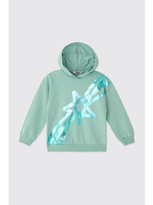 Panço Kız Bebek Mint Sweatshirt