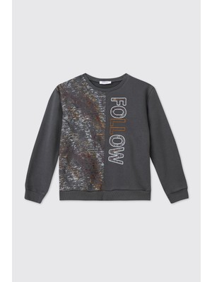 Panço Erkek Çocuk Antrasit Sweatshirt
