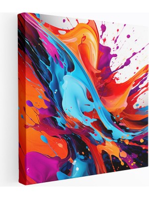 Popcas Motivasyon Temalı Modern Sanat Kanvas Duvar Tablosu