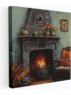 Popcas Country Chic Sanatı Dekoratif Kanvas Tablo
