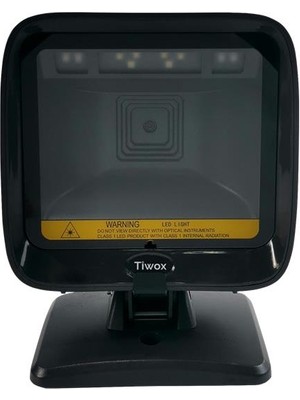 Shopwave Tıwox VS-6000 2d Karekod Kablolu USB Masaüstü Barkod Okuyucu