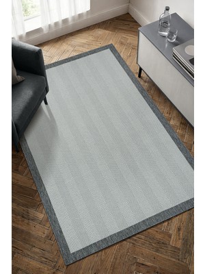 Colore Home Krem Gri Sisal Balık Sırtı Bordürlü Halı Bordürlü Yolluk