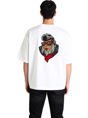 PayBuy Erkek Oversize Grafik Baskılı Tişört %100 Pamuk Crew Neck Kısa Kol Rahat Kesim Günlük Giyim Modern