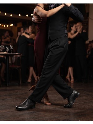 Suna Tango, Salsa, Bacata, Swing, Linda Hoop Çift Yüzlü Erkek Dans Ayakkabısı