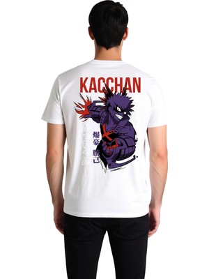 PayBuy Erkek Anime Karakter Baskılı Kısa Kollu Tişört Dinamik Tasarım Dijital Baskı Teknolojisi Günlük