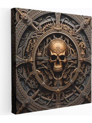 Popcasso Modern Sanat Metal Müzik Logoları Ince Metal Işçiliği ile Desenli Duvar Tablosu