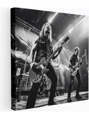 Popcasso Canlı Metallica Görseli Duvar Tablosu