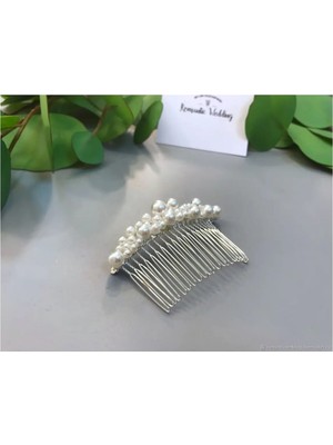 Tulle Store Taraklı Gelin Tacı Gelin Tacı,gelin Saç Aksesuarı,gelin Saç Tokası,el Yapımı