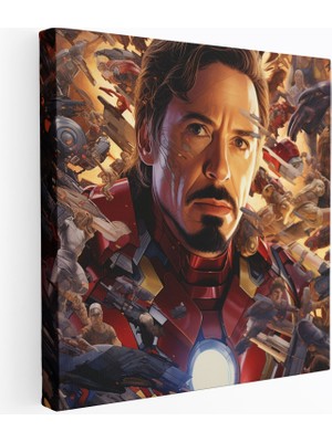 Popcasso Gerçekçi Marvel Teması Modern Sanat Film Kareleri Dekoratif Kanvas Tablo