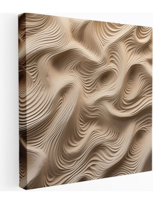 Popcasso Çöl Fısıltıları Modern Sanat Temalı Duvar Tablosu