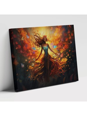 Popcasso Mitoloji Temalı Büyülü Orman Modern Sanat Kanvas Tablo