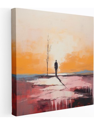 Popcasso Yalnız Yansımalar Modern Sanat Duvar Tablosu