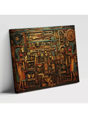 Popcasso Mitoloji Temalı Modern Sanat Kanvas Tablo