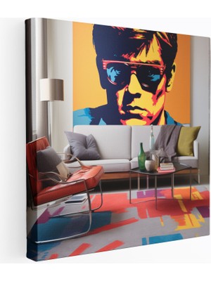 Popcasso Scarface Pop Art Scarface Motifli Dekoratif Kanvas Tablo