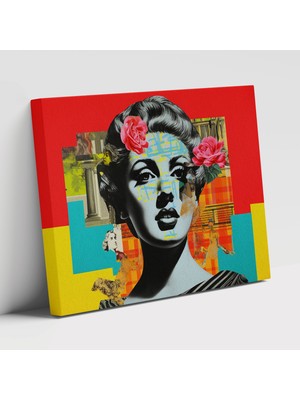 Popcasso Roma Pop Sanat Koleksiyonu Çağdaş Tarzda Roma Temalı Kanvas Duvar Tablosu