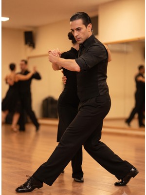 Suna Siyah Parlak Deri Tango, Salsa, Bacata, Swing, Linda Hoop Erkek Dans Ayakkabısı