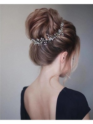 Tulle Store Gelin Saçı Tacı,saç Aksesuarları, Inci Gelin Tacı,gelin Saç Aksesuarı,düğün Aksesuar,nişan Kına