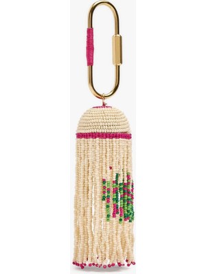 Parfois Boncuklu Yuvarlak Charm Anahtarlık