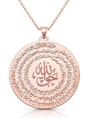 Gumush ​gümüş Rose El Hakkanî Mührü Bayan Kolye