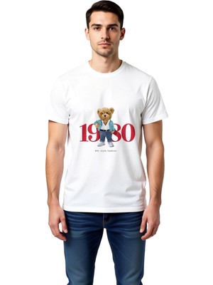 PayBuy 1980 Retro Moda Tarzı Baskılı Erkek Tişört