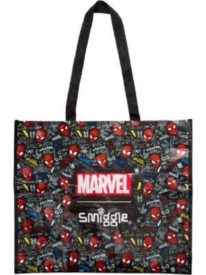 Smiggle Örümcek Adam Büyük Boy Yeniden Kullanılabilir Çanta