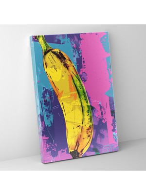 Popcas Renkli Pop Art Motifli Modern Sanat Duvar Tablosu