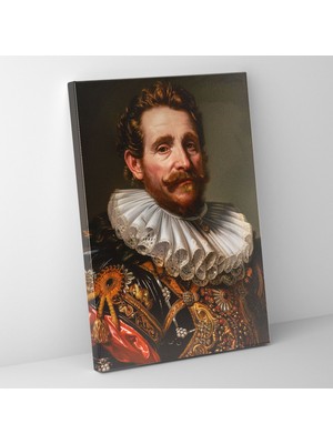 Popcasso Asil Adam Portresi Mannerism Modern Sanat Temalı Dekoratif Kanvas Tablo