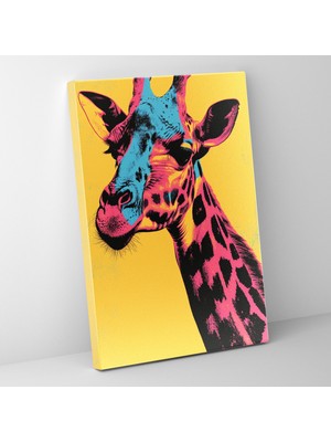 Popcas Pop Art Motifli Modern Sanat Pop Sanatı Dekoratif Kanvas Tablo