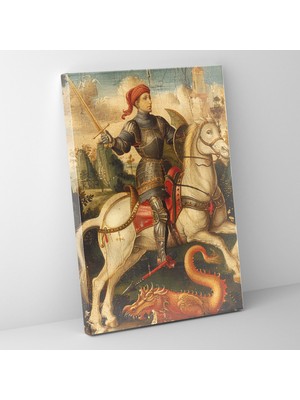 Popcasso Raffaello Sanzio Modern Sanat Temalı Dekoratif Kanvas Tablo