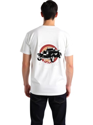 PayBuy Sıcak Rod Vintage Garaj Baskılı Erkek Tişört