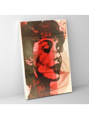 Popcas Sade Sanat Temalı Çağdaş Stil ile Ölçüsüz Tasarım Dekoratif Kanvas Tablo