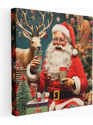 Popcas Noel Kolajı Oyunbaz Kanvas Tablo