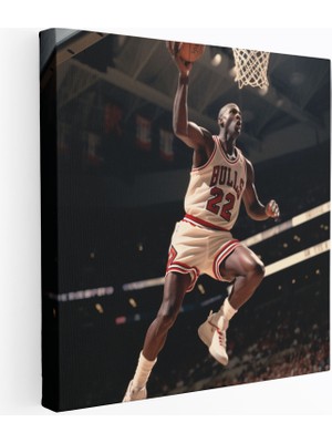 Popcas Michael Jordan Nostaljik Kanvas Tablo