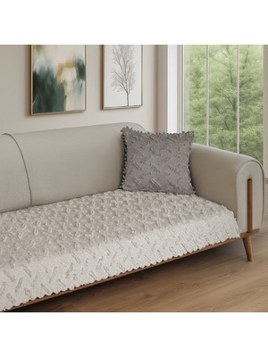 Latuda Home Ponela Koltuk Örtüsü - Sadece Oturum Alanını Kaplar 85X210 cm - Kil