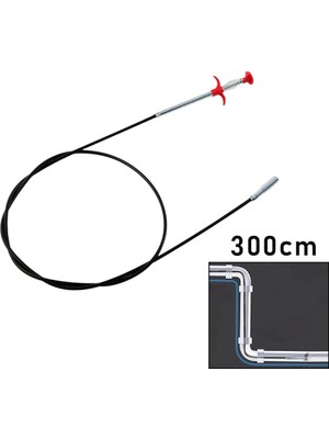 Go İthalat 300CM Yaylı - Kıskaç Lavabo - Gider Vb.temizleme - Çok Amaçlı Çubuk (5468)