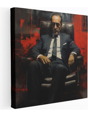 Popcasso Çağdaş Abstrakt Sanat Temalı Otorite Tasarımı Duvar Tablosu