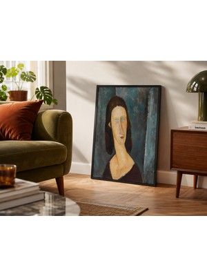 Blue Eyes - Amedeo Modigliani Çerçeveli Tablo