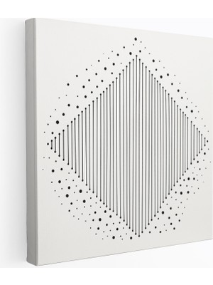 Popcasso Hoş Detaylı Geometrik Kanvas Tablo