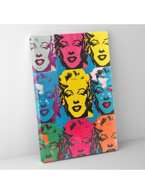 Popcasso Modern Sanat Motifli Pop Art Tarzı Pop Sanat ile Evde Fark Yaratacak Kanvas Tablo