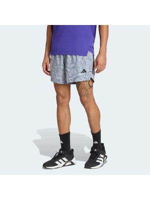 Adidas D4T Primelift Aop Erkek Gri Şort (KT5268)