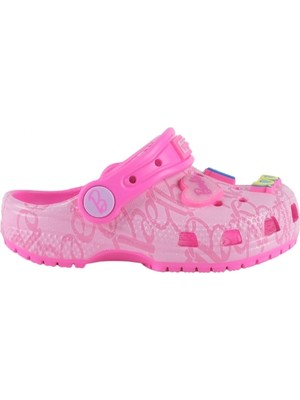 Crocs Mattel Pink Barbie Classic Bebek Pembe Terlik (211407-90H)