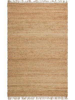 Natura NT02 Düz Jüt El Dokuma Bej Modern Kilim