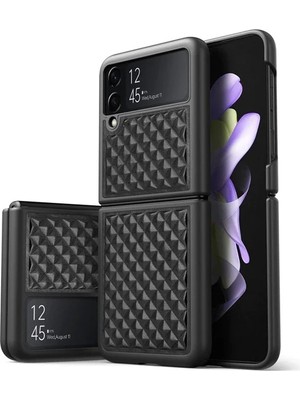 Ankaverse Dux Ducis Venice Series Samsung Galaxy Z Flip3 5g Için Premium Deri KILIF-(5775)
