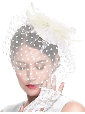 BBA Tulle Store Nikah Kepi,nikah Şapkası,düğün Kep Düğün Şapkası,puanlı Gelin Saç Aksesuarı Düğün Partisi Şapkası