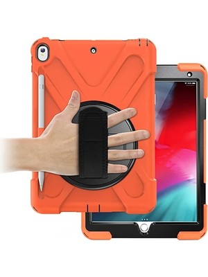 Ankaverse Ipad Pro 10.5 AIR10.5 2019 Kalem Yerli Standlı Zırh Kılıf Shockproof CASE-(5775)