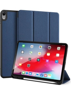 Ankaverse Dux Ducis iPad Air 4 10.9 Kılıf Kalem Yerli Soft Tpu Mıknatıslı Kılıf (DOMO)-(5775)