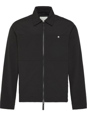 Calvin Klein Erkek Siyah Calvin Klein Ls Seersucker Blouso, Ub1, M Siyah Erkek Ceket